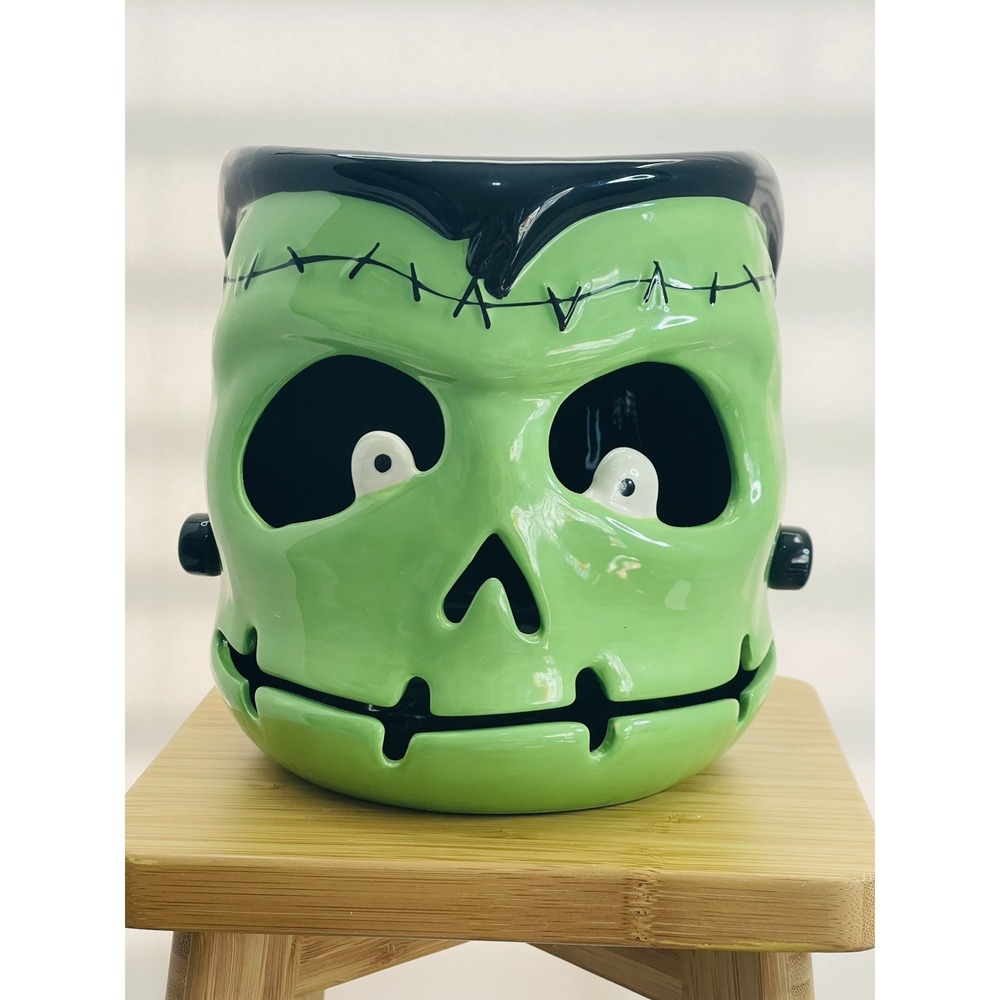 Frankenstein Luminary 3 Wick Candle Holder Bath Body Works Harry Slatkin 14.5oz